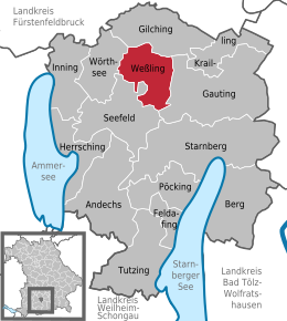 Weßling - Localizazion