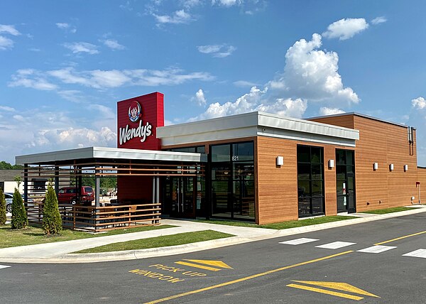 New Wendy's restaurant design in Bentonville, Arkansas