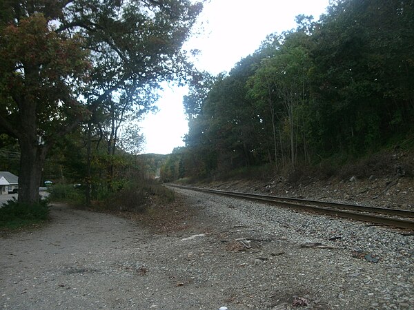 The former West Oakland station site, as viewed in October 2011, 45 years after station service ended.