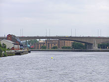 The Kingston Bridge, an integral part of what was planned to become the Glasgow Inner Ring Road. Wfm kingston bridge.jpg