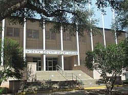 Il tribunale della contea di Wichita nel centro di Wichita Falls