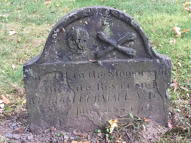 Gravestone of Reverend William Furmage, Old Burying Ground (Halifax, Nova Scotia), Huntingdonian Missionary to the Black Loyalists; he established Bla