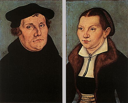 Marriage reform: cleric Martin Luther married Katharina von Bora in 1525