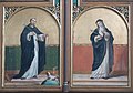 Rechter Seitenaltar, Gemälde "Hl. Dominikus" und "Hl. Katharina von Siena"