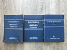Books Volume I 19th edition (1979), Volume II 3rd edition (1984), Volume II 7th edition (1995) Wzwz math book 01a.jpg