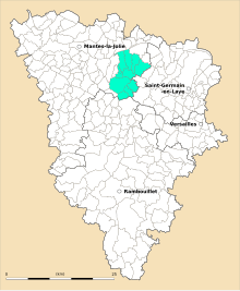 Yvelines Canton d'Aubergenville.svg