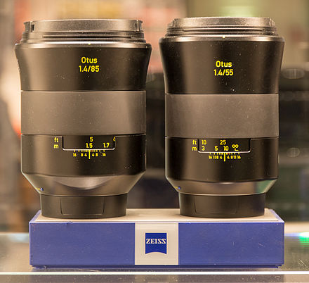 Zeiss Otus 55mm & 85mm ƒ/1.4 lens