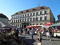 Stalls in front of the Moravian Museum