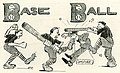 "BaseBall" with umpire art, from- El Rodeo (1909) (40099) (cropped).jpg