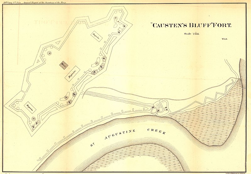 File:"Causten's Bluff" fort. (Defenses of Savannah, Georgia. 1865). LOC 99447166.jpg
