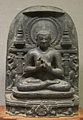 'Buddha's First Sermon', chlorite statue from India, Pala dynasty, 11th century
