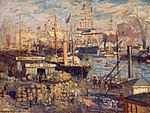 'The Grand Quay at Havre' by Claude Monet, 1874, Hermitage.JPG