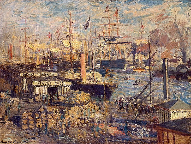 File:'The Grand Quay at Havre' by Claude Monet, 1874, Hermitage.JPG