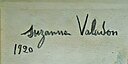 Suzanne Valadonová – podpis