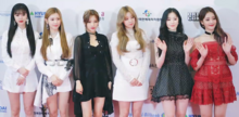 La formazione originale delle (G)I-dle al Dream Concert il 18 maggio 2019