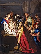 Adoration des Mages (Adoration of the Magi) by STOMER Mathias Musée des Augustins, de Toulouse