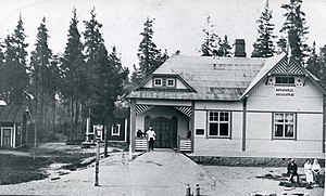 Станция Аккахарью, 1917 год.