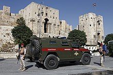 Russian military police in Syria, September 2017 Press-tur dlia predstavitelei rossiiskikh i zarubezhnykh SMI v rossiiskuiu gruppirovku voisk v Siriiskoi Arabskoi Respublike (22).jpg