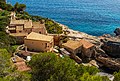 * Nomination View of the fishing village at Cala s'Almunia bay near Cala Llombards in Mallorca --F. Riedelio 08:57, 8 February 2022 (UTC) * Decline  Oppose Too much chromatic aberration unfortunately. --Tomer T 11:03, 8 February 2022 (UTC)