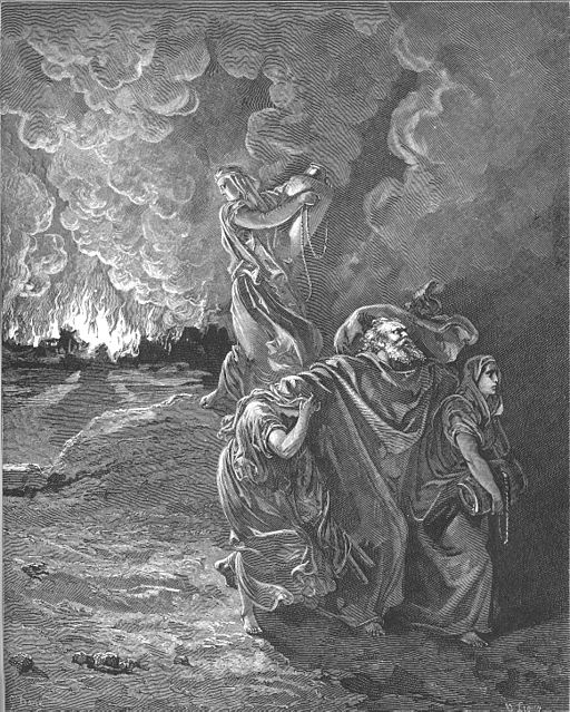 013.Lot Flees as Sodom and Gomorrah Burn