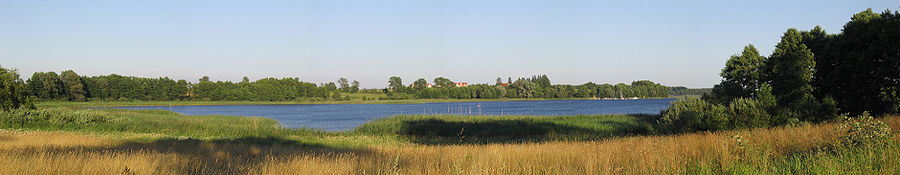 Panorama jeziora Mamry