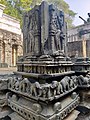 11th 12th century Pachala Someshwara Temple reliefs and mandapams, Panagal Telangana India - 53.jpg