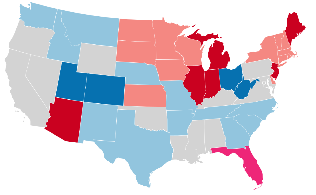 1916 United States gubernatorial elections