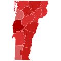 1920 Vermont gubernur hasil pemilihan peta oleh county.svg