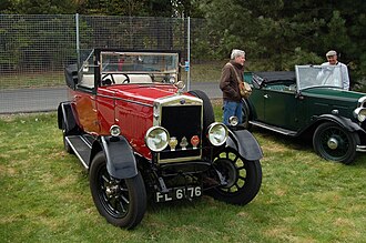 2-seater drophead coupe registered Jun 1927 1927 Morris Oxford.jpg