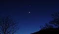 2012-3-26 Evening (Moon, Venus, Jupiter) - panoramio.jpg