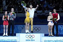 2014 Olympics Pair Flower Ceremony 2014 Olympics Pair Flower Ceremony.jpg