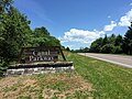 2016-06-18 12 26 58 View north along Maryland State Route 61 (Canal Parkway) just north of Elder Street in Cumberland, Allegany County, Maryland.jpg