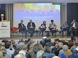 English: Rome, 2017 Forum on the Future of Europe, speakers.