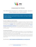 Thumbnail for File:20180212 - Communiqué de presse Wikimédia France - Mois de la contribution francophone.pdf