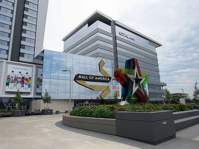 The entrance to Mall of America in 2018