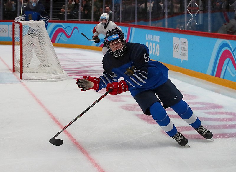 File:2020-01-20 Ice hockey at the 2020 Winter Youth Olympics – Men's tournament – Preliminary round – Finland vs. Switzerland (Martin Rulsch) 044.jpg