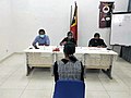 2021-10-27 candidates' interview for vaccancies in National directorate of Research and Development, Timor-Leste.jpg