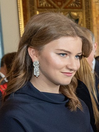 <span class="mw-page-title-main">Princess Elisabeth, Duchess of Brabant</span> Heir apparent to the Belgian throne (born 2001)