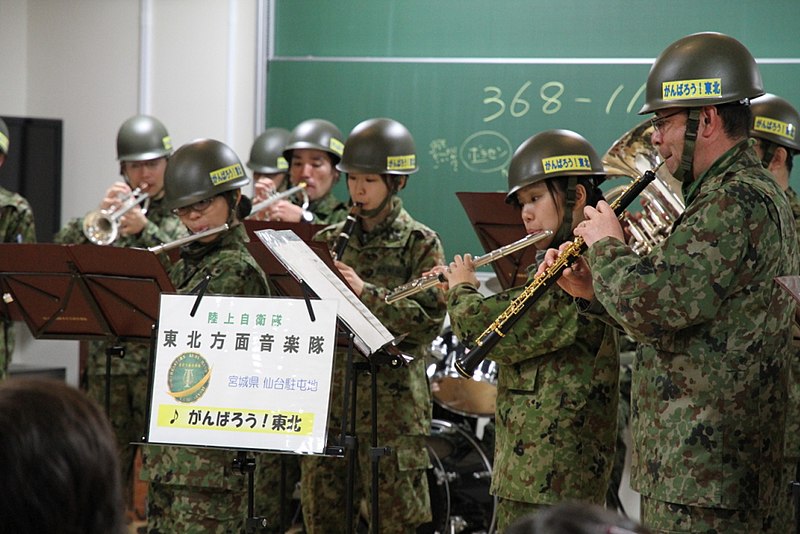 Рейнджеры сухопутных сил самообороны Японии. Japan ground self-Defense Force. Чжухон в армейском оркестре. Силы самообороны Шангала. Force of music