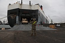 2ABCT Vlissingen.jpg портына тарихи қонуды жүзеге асырады