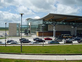 <span class="mw-page-title-main">Cork Airport</span> International airport in Ireland
