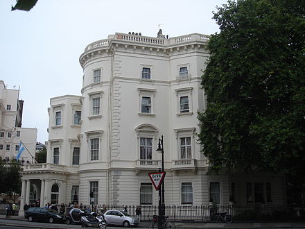 49 Belgrave Square, his London house