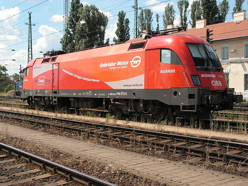 File:A-ÖBB Rail Cargo Group, Gebrüder Weiss mozdony.jpg