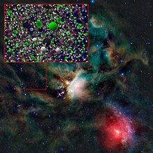 Chloromethane has been detected in space. ALMA and Rosetta Detect Freon-40 in Space.jpg