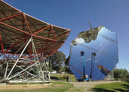 Paraboloidal dish for concentrated solar power at ANU