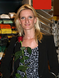 Adela Banášová v Praze v září 2009
