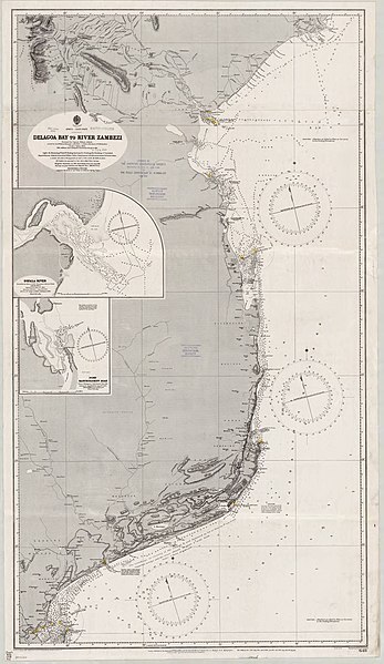 File:Admiralty Chart No 648 Africa east coast Delagoa Bay to River Zambezi, Published 1886.jpg