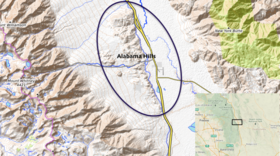 Posizione delle colline dell'Alabama