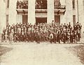 Image 33Members of the Alabama state legislature on the steps of the Capitol in Montgomery during Reconstruction (1872) (from History of Alabama)