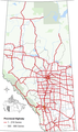 1 - 216 series of provincial highways